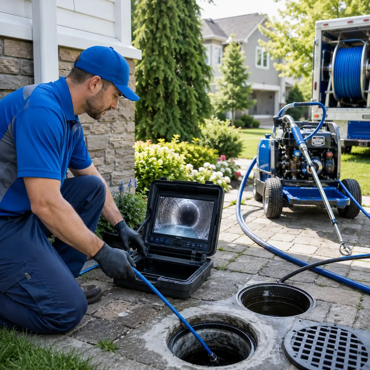 Outdoor drain cleaning professionals serving Turtle Lake, WI